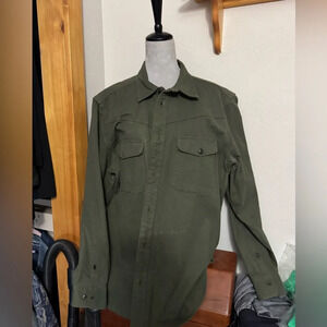 Filson Olive Green Utility Shirt
